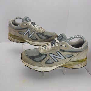 New Balance 990 V4 Women's 8 Gray Suede Athletic Running Sneaker Shoes